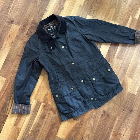 Barbour Dark Brown Waxed Coat - Picture 2 of 8